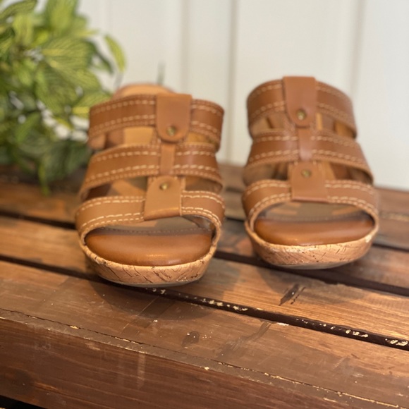 Eruosoft Wedge Sandal Heels - Picture 3 of 8